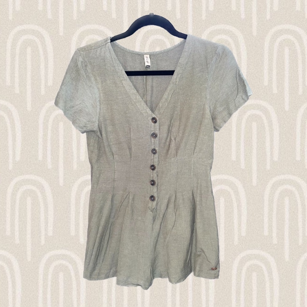 Refinery olive jumpsuit